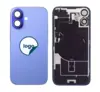 iPhone 16 Plus bagglas med kameralinse + metalplade + Trådløs oplader flex + Magsafe magnet + Flashlight flex - Pull A (blå)