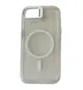 iPhone 16e / 17e MagSafe TPU cover - transparent med glimmer