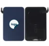 iPhone 17 Pro bagglas med metalplade+Trådløs oplader flex+Magsafe magnet+Flashlight flex - Pull A (Deep Blue)