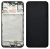 Samsung Galaxy A17 5G LCD Skærm med ramme (Sort) (Original)