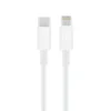 USB C - Lightning kabel 1m - vit (27W) (bulk)